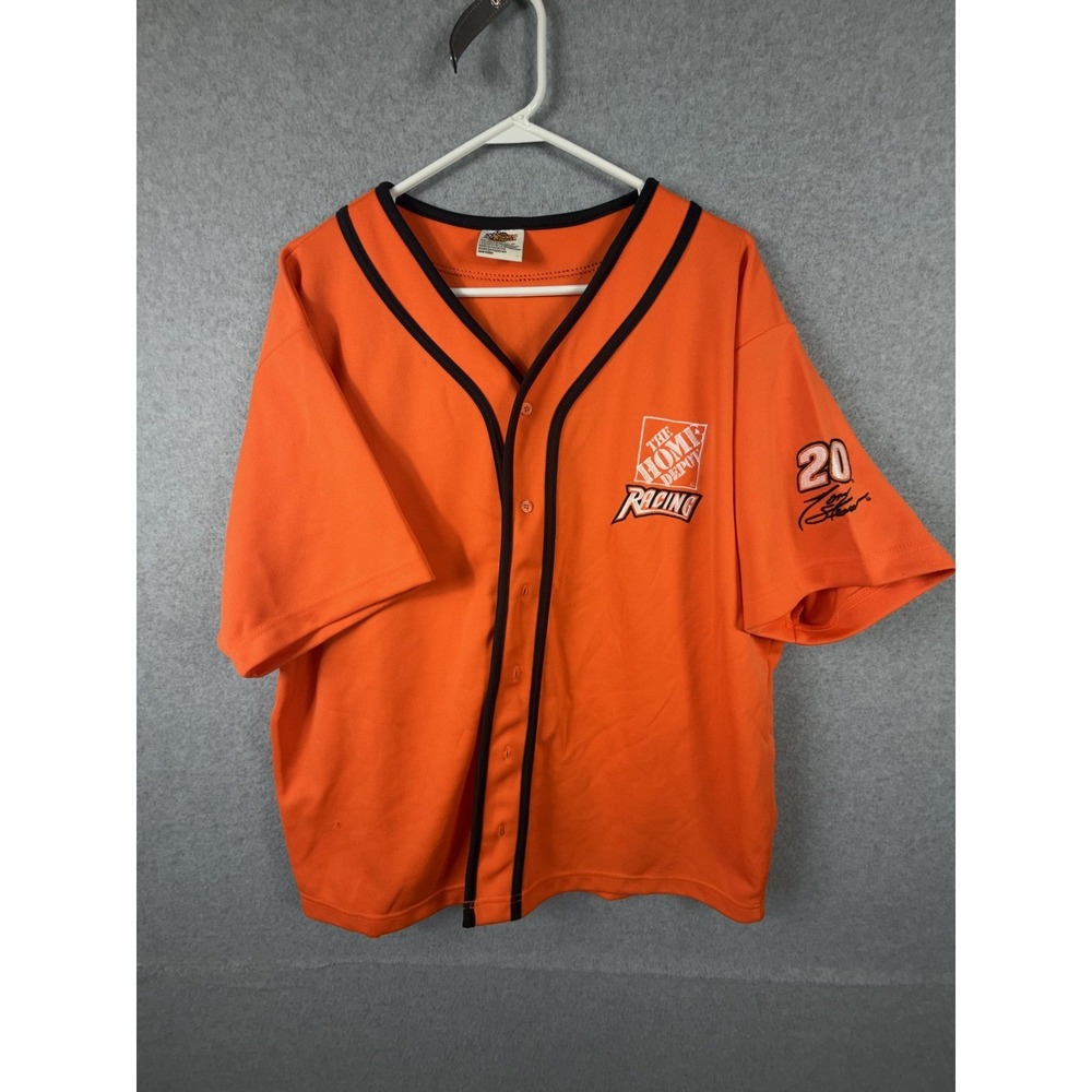 Tony Stewart Shirt Mens XL 20 Orange NASCAR Racing The Home Depot Winners Circle